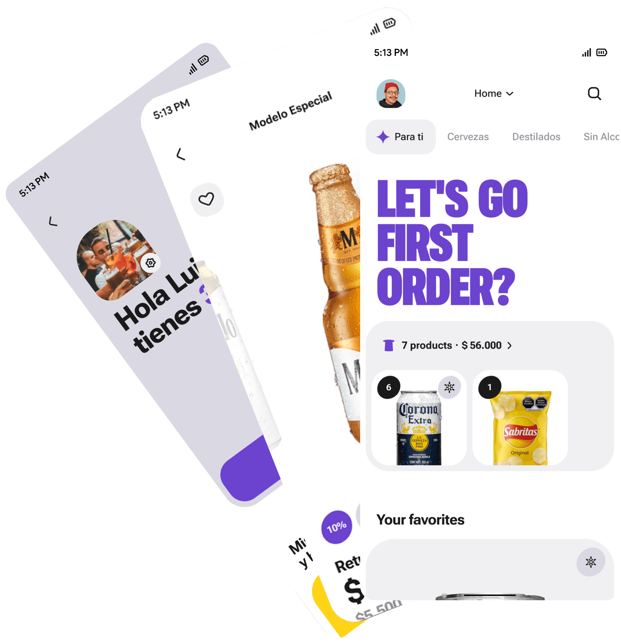 AB InBev product mockup