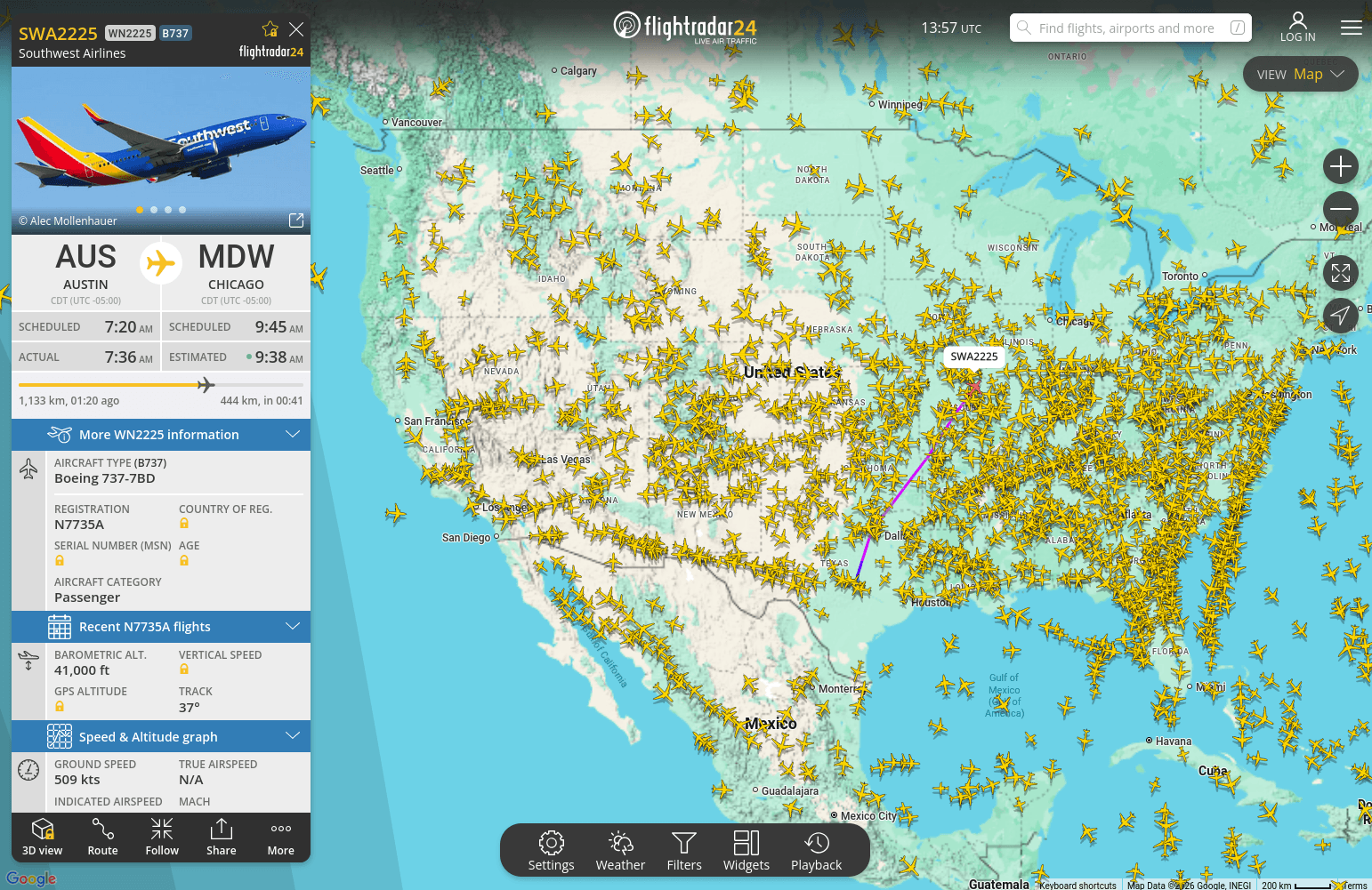 Flightradar24 reference